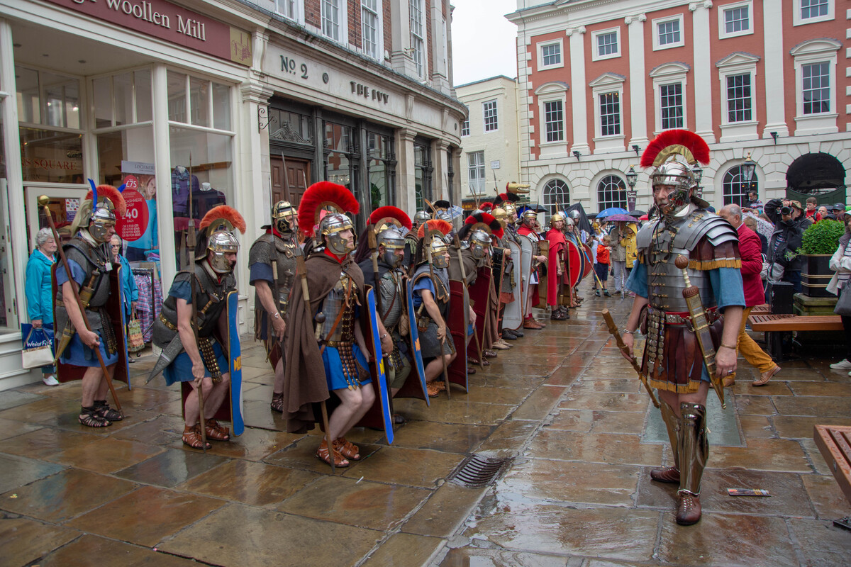 Romans Mimicking  a Monty Python Scene